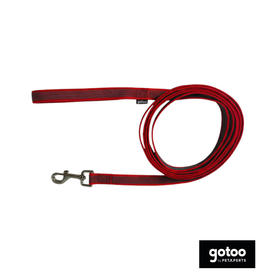 Gotoo Correa Antideslizante Roja para perros thumbnail