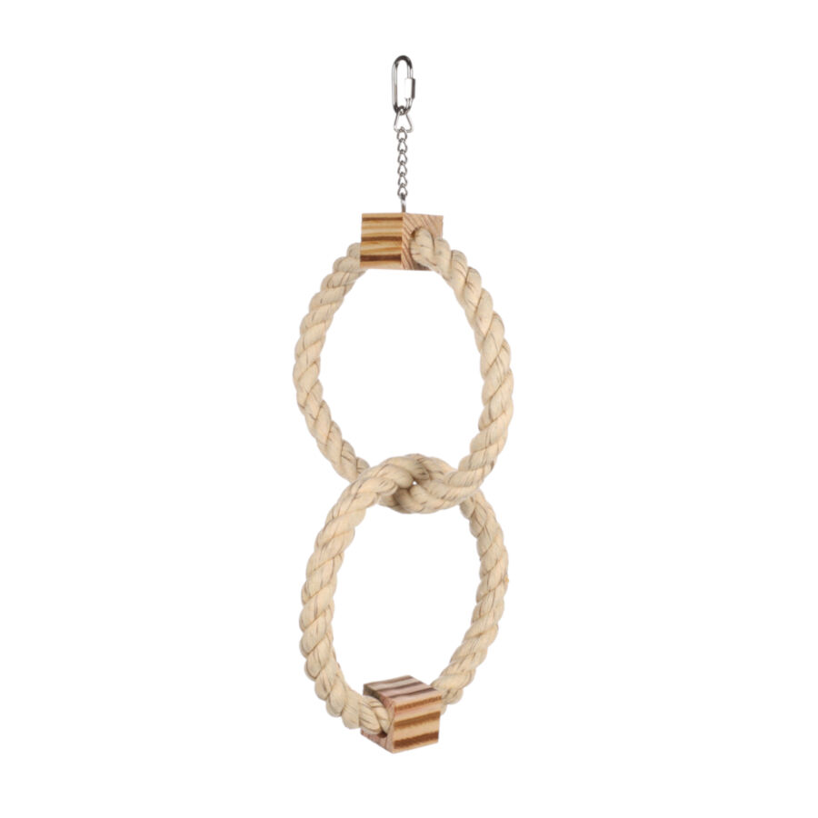 Flamingo Anillo con Cord&oacute;n juguete para periquitos&nbsp;, , large Imagen numero 1