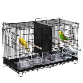 PawHut Jaula para Pájaros Negro