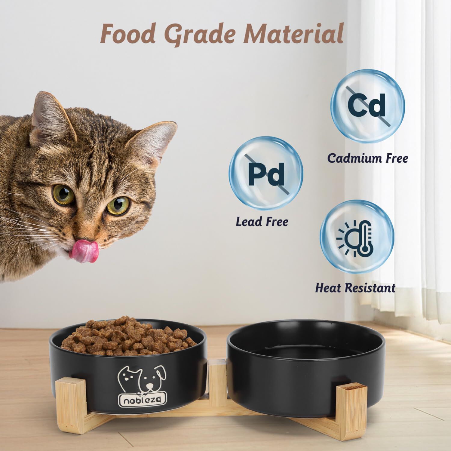 Nobleza Comedero Ceramica para perro y gato thumbnail