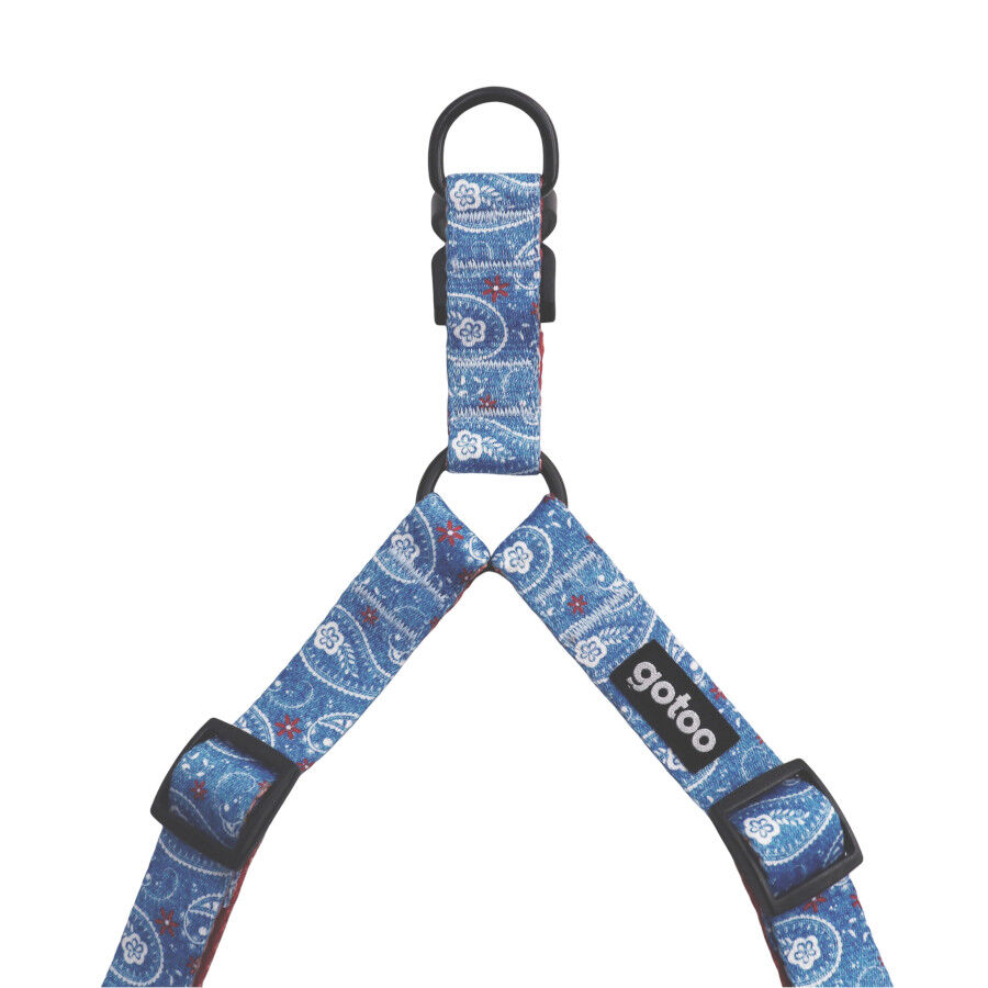 Gotoo Arn&eacute;s estampado cachemira azul para perros, , large Imagen numero 3