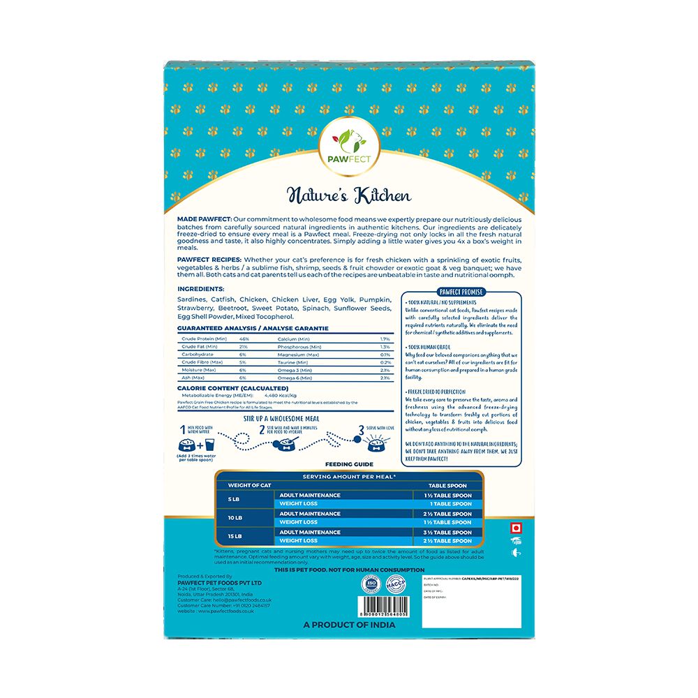 Alimento completo y equilibrado sin cereales para gatos: receta de pescado (500 g/17,64 oz), , large Imagen numero 2