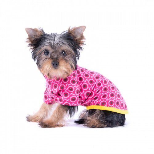 Camiseta para perros Nun Flores color fucsia, , large Imagen numero 1