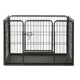 Corral para cachorros color Negro