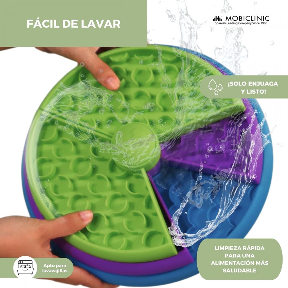 Mobiclinic Comedero interactivo Combate aburrimiento Antideslizante Doggy para perros thumbnail