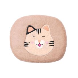 Coj&iacute;n para gato de fieltro de lana suave Yeti-Joy