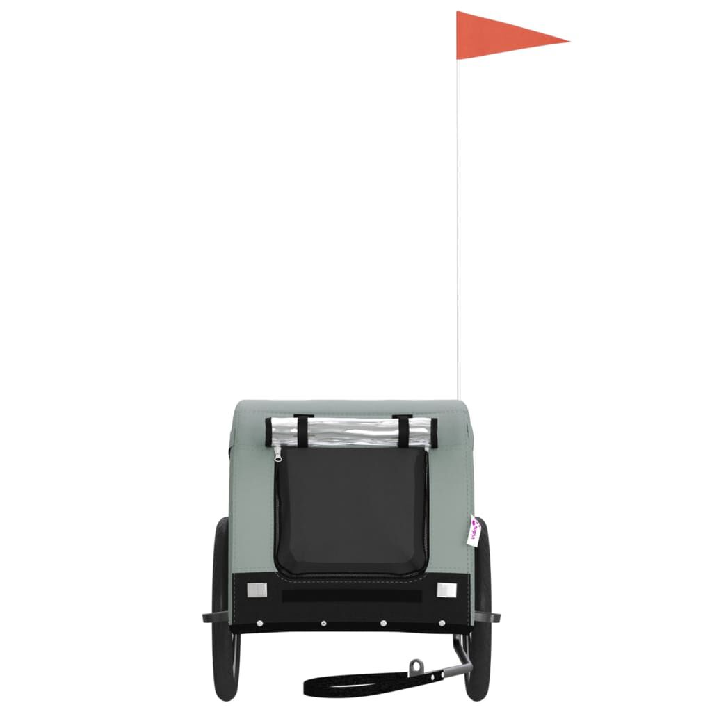 Vida XL Remolque Verde Claro de Bicicleta para perros thumbnail