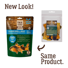 True Origins Wild Piel de Salm&oacute;n con Carne Snack para perros