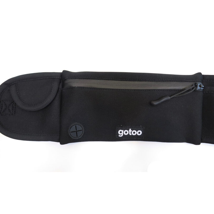 Gotoo Correa manos libres negra para perros thumbnail