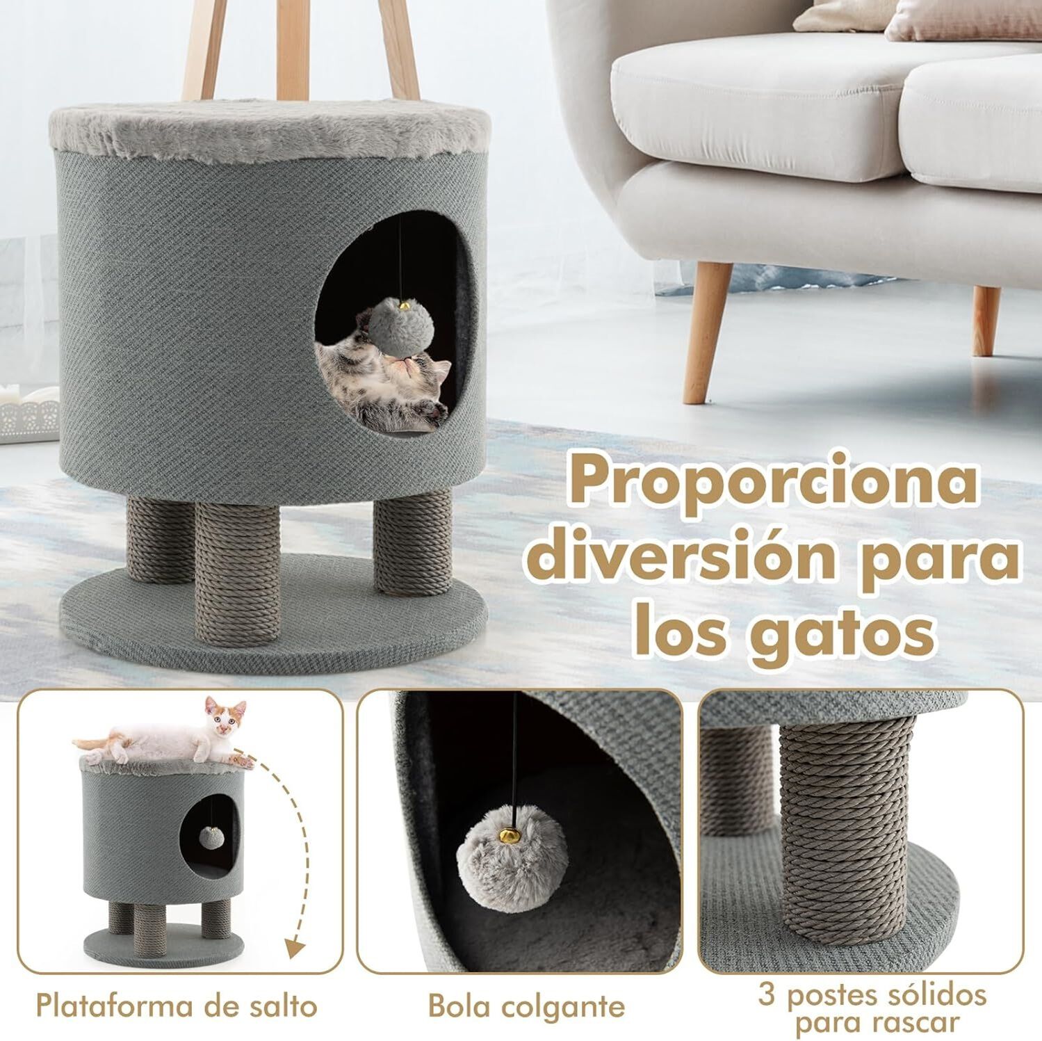 Costway Taburete para Gatos thumbnail