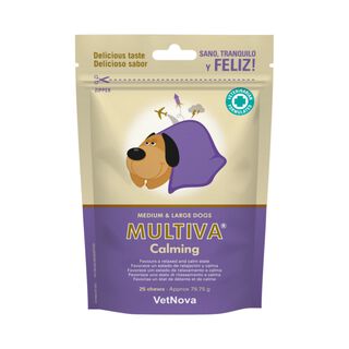 VetNova MULTIVA Calming Medium & Large Dogs 25 chews