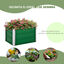 Outsunny Arriate Alto de Jard&iacute;n de Acero Incluye Guantes Huerto Urbano Jardinera Macetero Rectangular para Cultivos Plantas Flores para Exterior Terraza Balc&oacute;n 66x47x40 cm Verde, , large indicador imagen numero 5