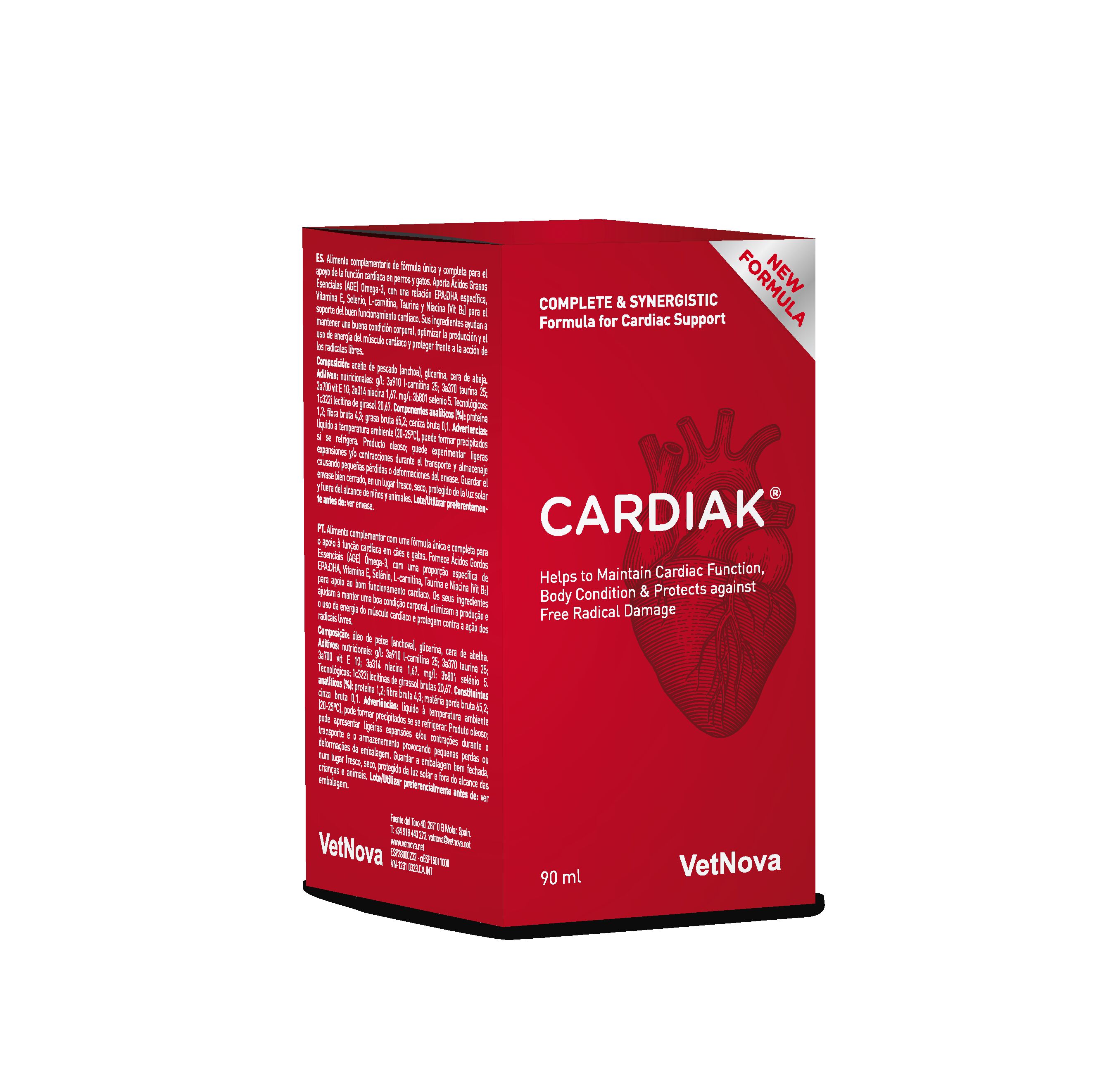 VetNova Suplemento cardiak 90 ml para mascotas thumbnail