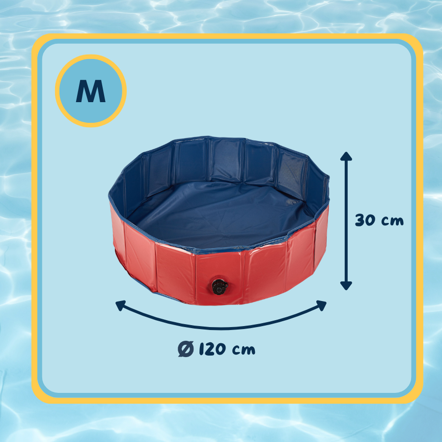 Summer Vibes Piscina Roja para perros, , large Imagen numero 5