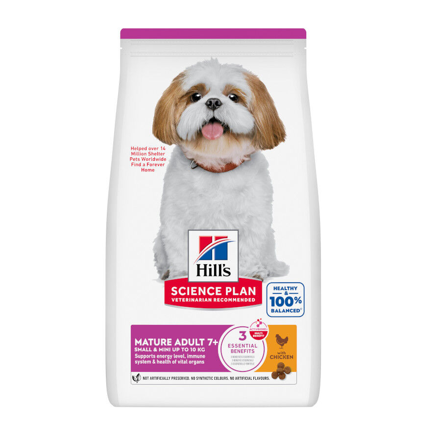 Hill&#039;s Science Plan Mature Adult Small y Mini pollo pienso para perros thumbnail