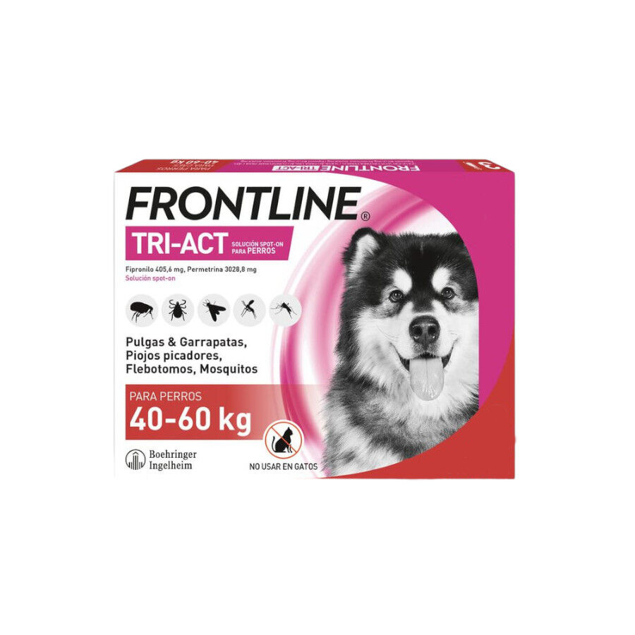 Frontline Tri-Act Pipetas Antiparasitarias para perros 40 - 60 kg, , large Imagen numero 2
