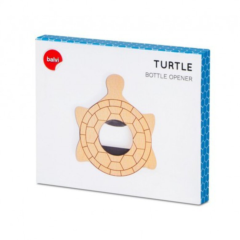 Abre botellas en forma de tortuga color Marrón, , large image number null