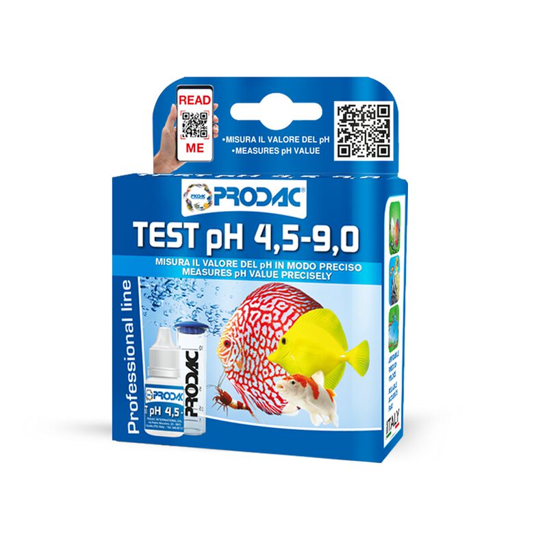 Prodac Test PH Prueba de medición del pH en acuarios