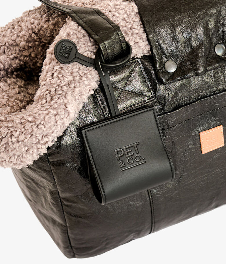 Pet and Co Borsa Chic Poo Negra para Perros thumbnail