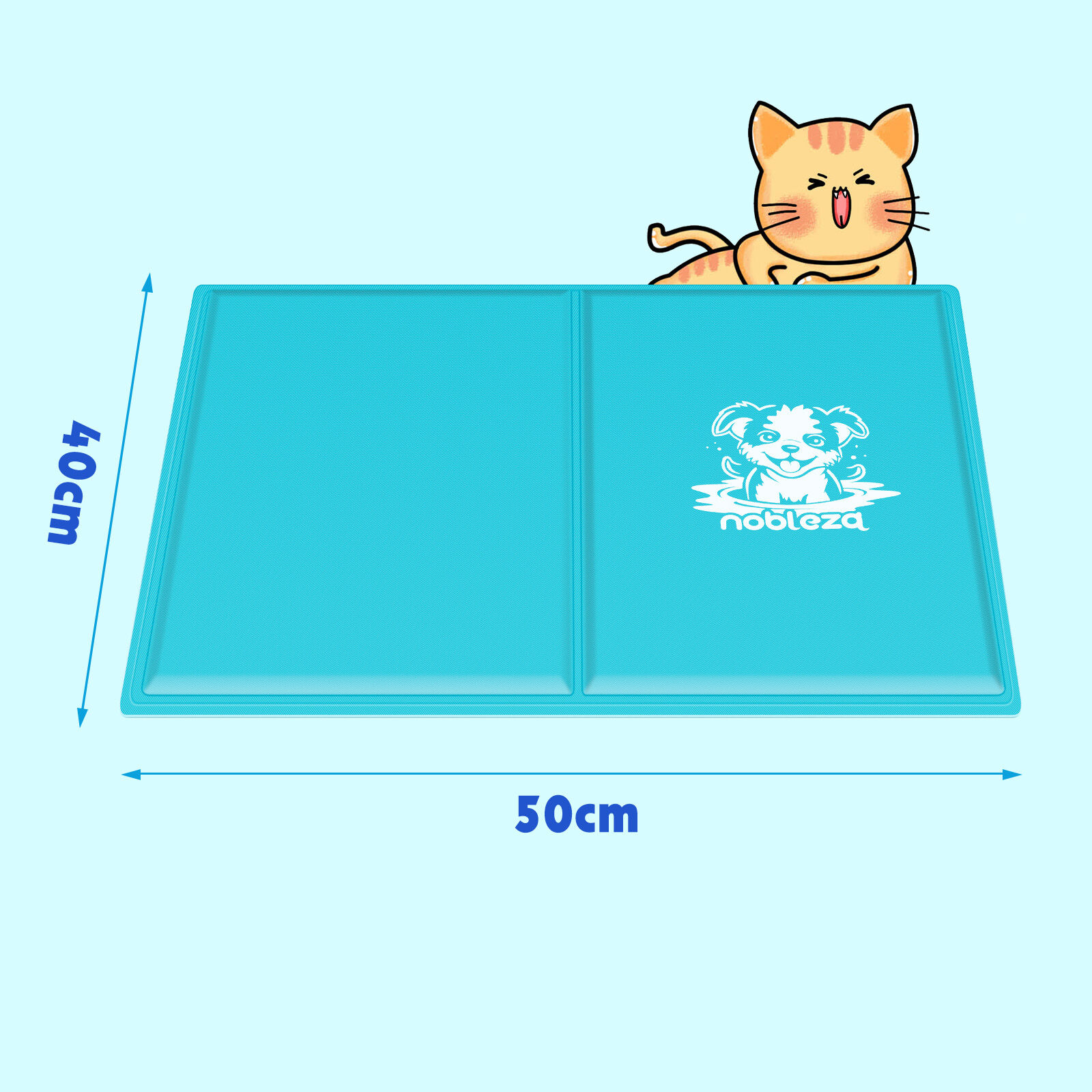 Nobleza Alfombra Refrescante para Perros Gatos, Auto Refrigerante No t&oacute;xico. Alfombra de Gel Activada por Presi&oacute;n para Perros Gatos, , large Imagen numero 2