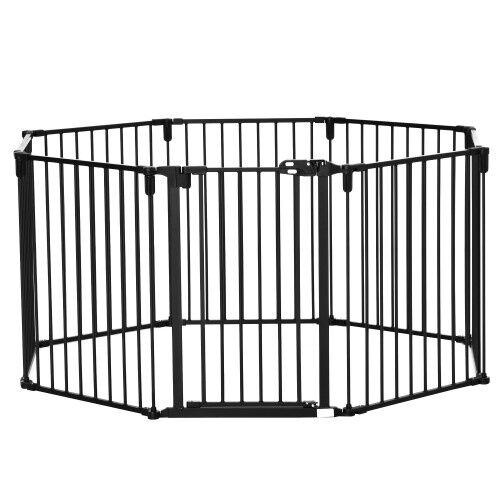 PawHut Parque Plegable de Acero para perros, , large Imagen numero 1