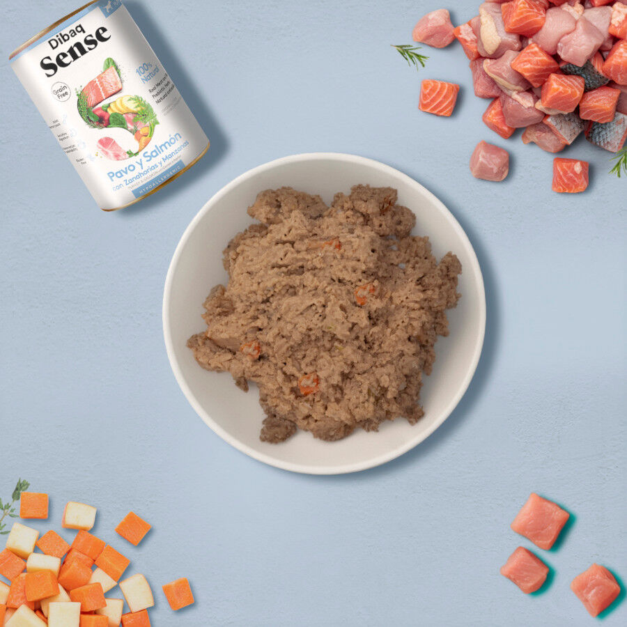 380 g Dibaq Sense Lata Grain Free Salmon y Pavo para cachorros, , large Imagen numero 3