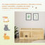PawHut Jaula para Hámster de Madera 100x58x38 cm Casa para Roedores con Tapa Abatible Panel de Acrílico Bandeja Extraíble y Cabaña para Conejos Chinchillas Natural, , large indicador imagen numero 4