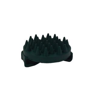 Cepillo de goma para caballo color Verde
