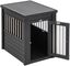 Jaula para Perros Confort Modelo Arkansas - Perrera de Interior - Fabricado con ECOFLEX - Cuatro Colores y Tres tamaños a Elegir (Negro, S (60,5x46,2x56,4cm)), , large indicador imagen numero 2