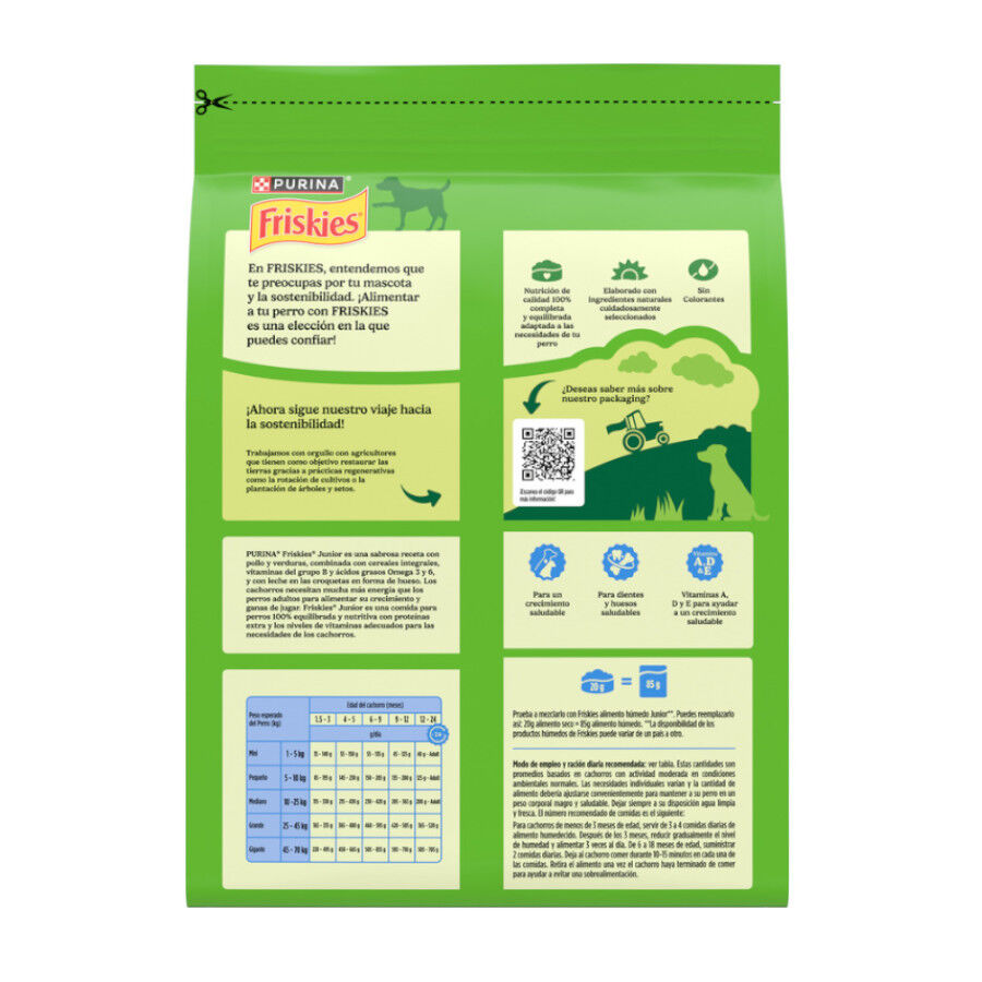 3 kg Friskies Junior Pollo y Verduras pienso para perros, , large Imagen numero 8