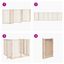 vidaXL Puerta para Perros Plegable Paneles Puerta Mascotas Madera de Álamo, , large indicador imagen numero 8