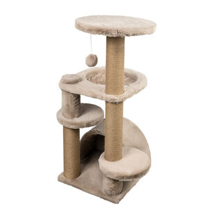 Catshion Amber Árbol Rascador con Cueva Beige para gatos