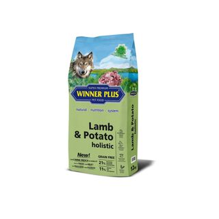 Winner Plus Pienso Holístico Cordero Y Patata Para Perros Adultos 12 Kg
