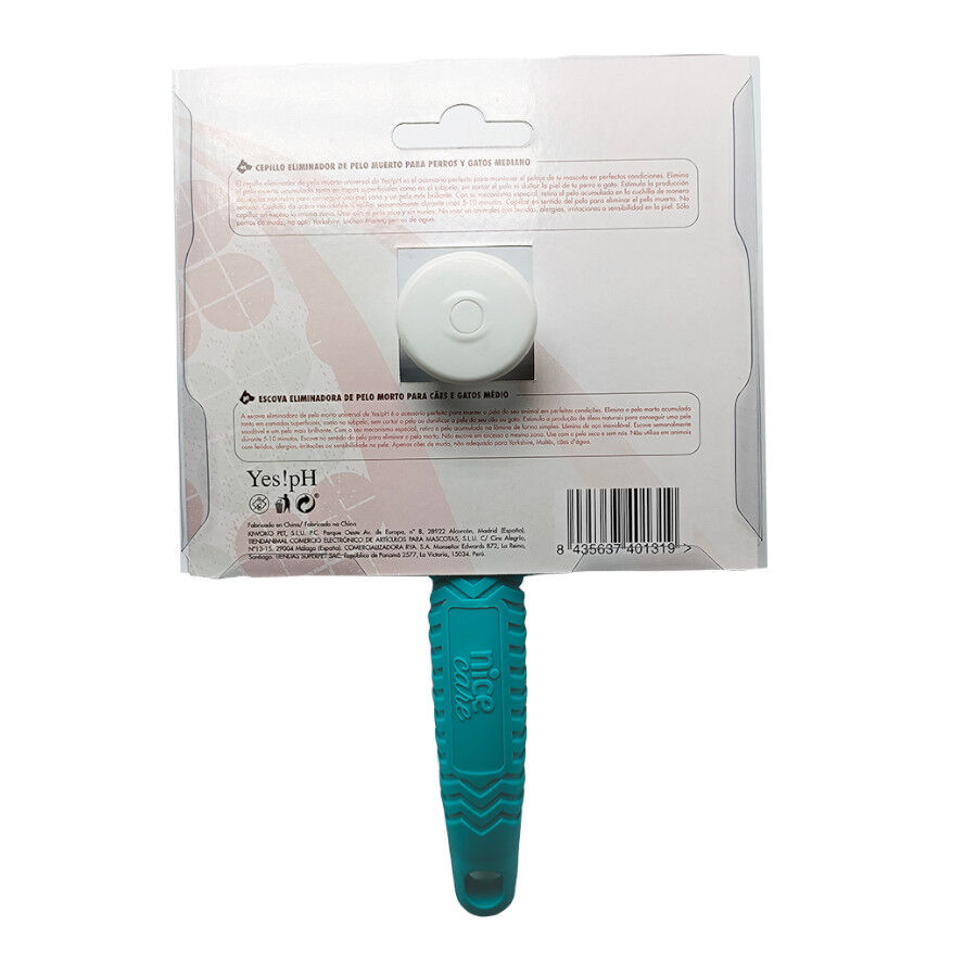 Yes!pH Universal Cepillo Eliminador de Pelo Muerto para perros y gatos thumbnail
