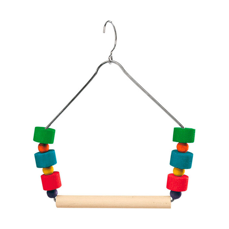 Ferplast PA 4084 Columpio triangular con decoraciones para p&aacute;jaros, , large Imagen numero 1