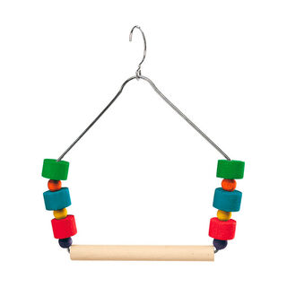 Ferplast PA 4084 Columpio triangular con decoraciones para pájaros