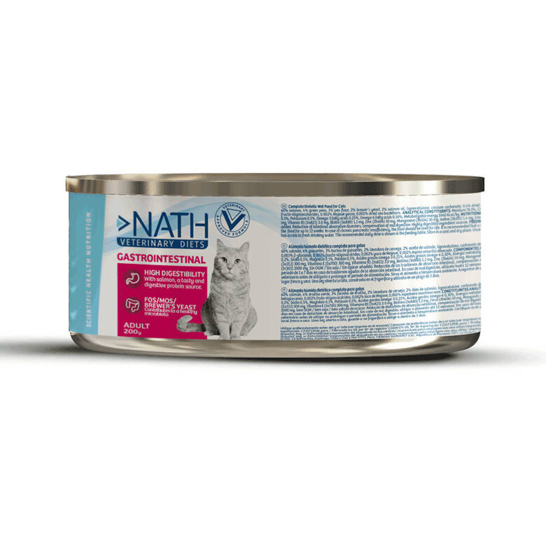 Nath Veterinary Diets Gastrointestinal Salm n Lata Para Gatos Tiendanimal Nath Veterinary Diets Gastrointestinal Salm n Lata Para Gatos Tiendanimal