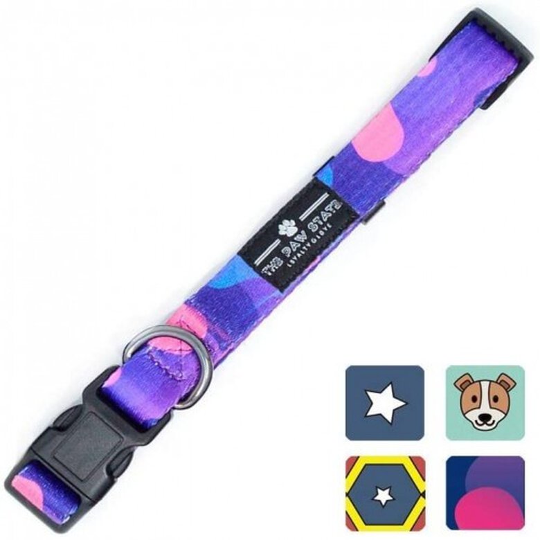 Collar Psychedelic para perros color Multicolor, , large image number null