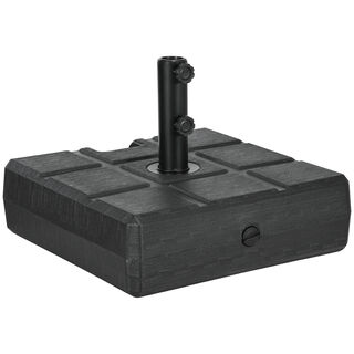 Outsunny Base De Sombrilla Negro 