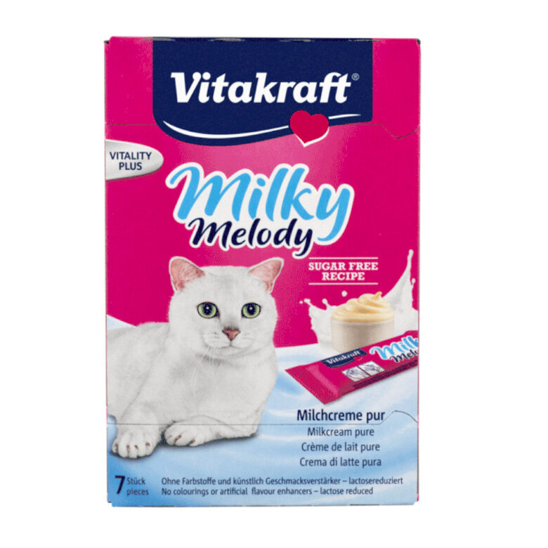 Vitakraft Milky Moments Crema de leche para gatos, , large image number null