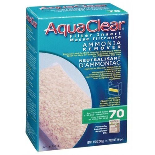 Fluval Eliminador de amonio AquaClear Zeolita 70