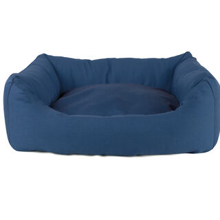 Gauty Cama Rectangular Tela De Sarga Azul para perros
