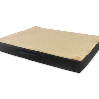 Gauty Cama Redonda Gris y beige para Perros y Gatos   