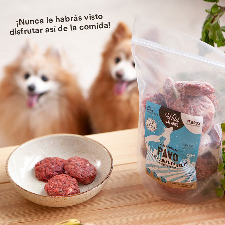 Pack de menú completo BARF para perros sabor Pavo thumbnail