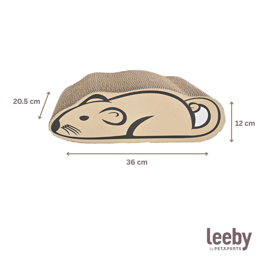 Leeby Miaou tabla rascador de cartón para gatos thumbnail