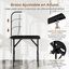 COSTWAY Mesa de Aseo para Mascotas, Mesa Plegable con Brazo Ajustable en Altura y Lazo, Superficie Antideslizante e Impermeable, Ideal para Perros y Gatos Peque&ntilde;os y Medianos, Negro, , large indicador imagen numero 3