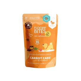 FlooppBITES Tarta de Zanahoria Snacks Naturales para perros - Pack 6
