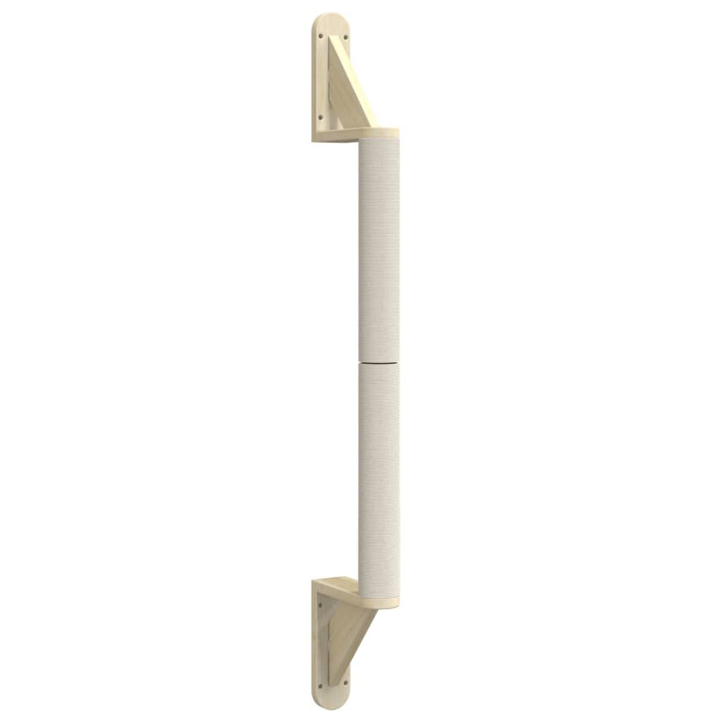 vidaXL Poste rascador de pared para gatos sisal 109 cm, , large Imagen numero 1