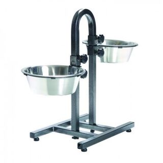 Barra ajustable para perros Trixie color Gris