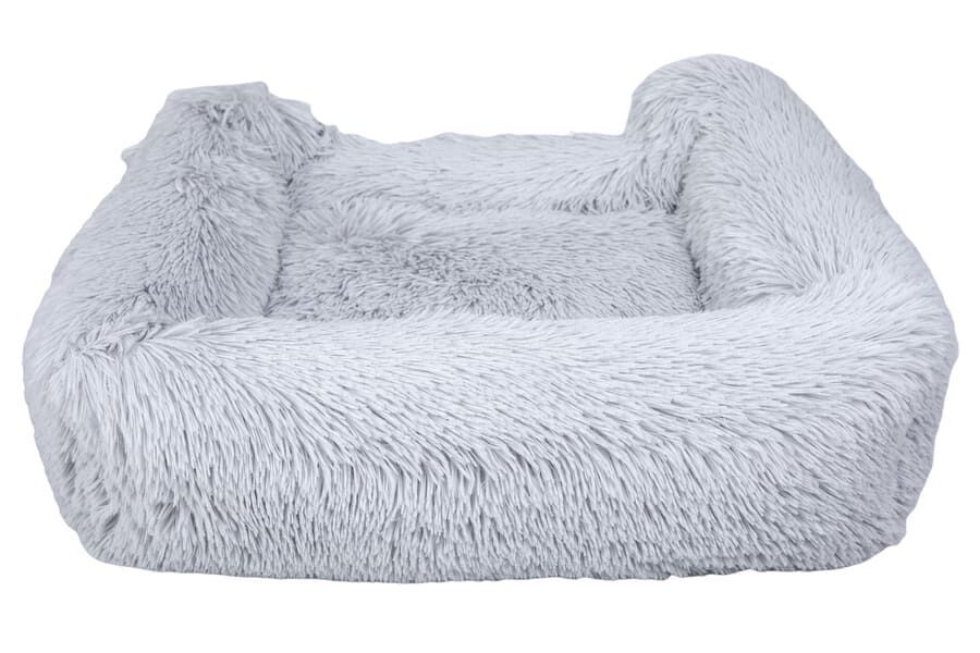 Leeby Cuna Antiestrés Desenfundable Gris para perros thumbnail